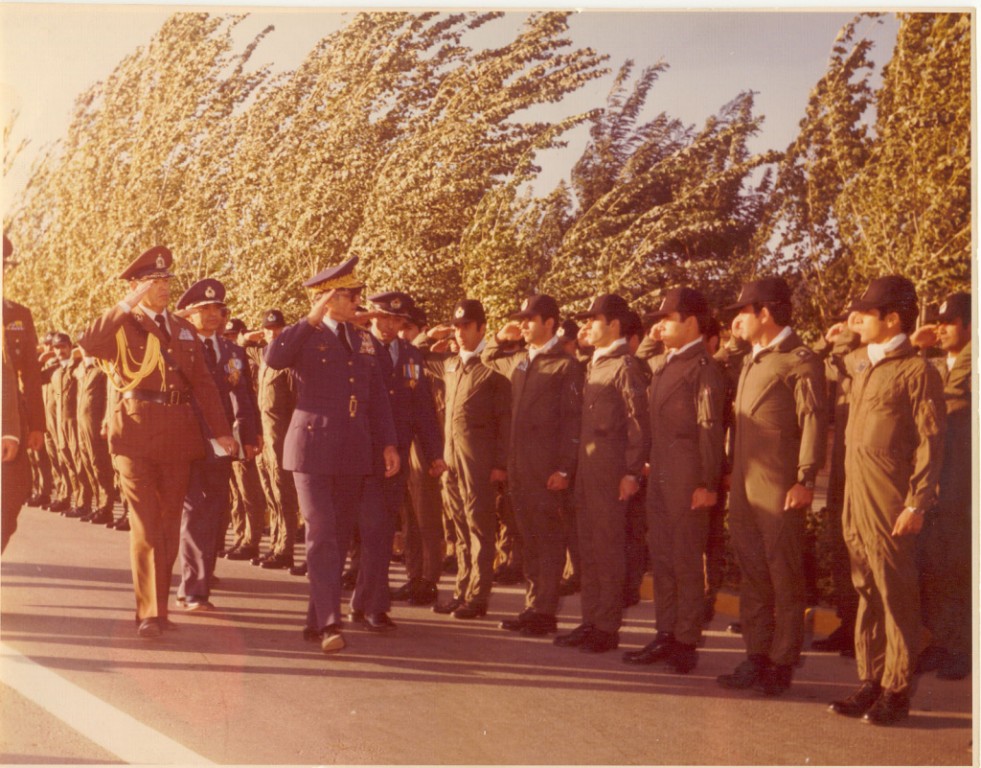 H.I.M. Shah & Mohagheghi & Pilots In Hamadan